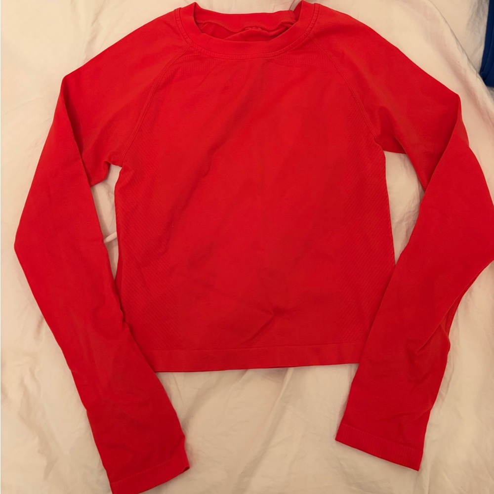 Hot Pink Long Sleeve Women's Top